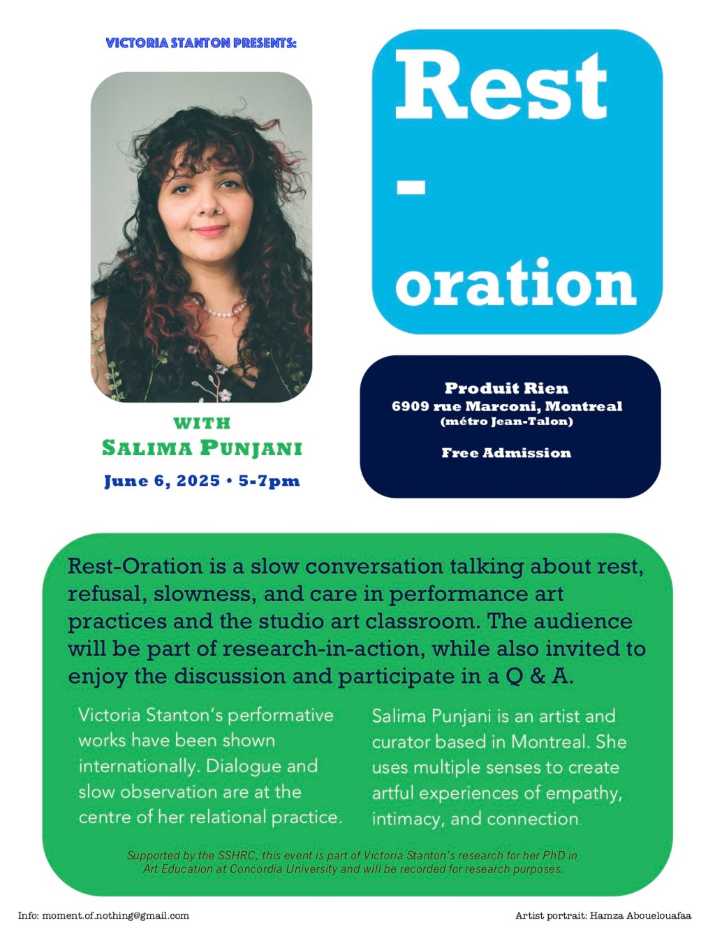 Rest-Oration: conversation series (part&nbsp;1)