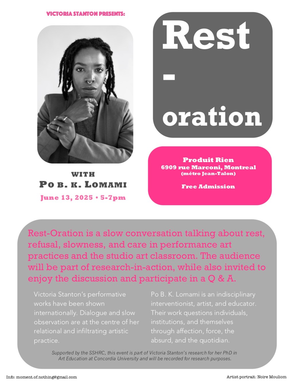 Rest-Oration: conversation series (part&nbsp;2)