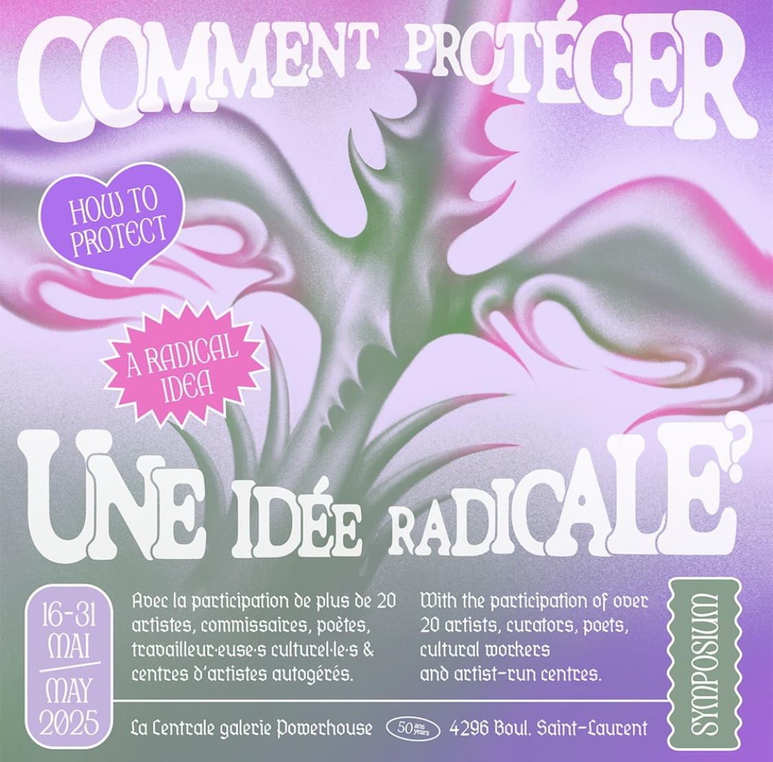 How to Protect a Radical Idea poster 